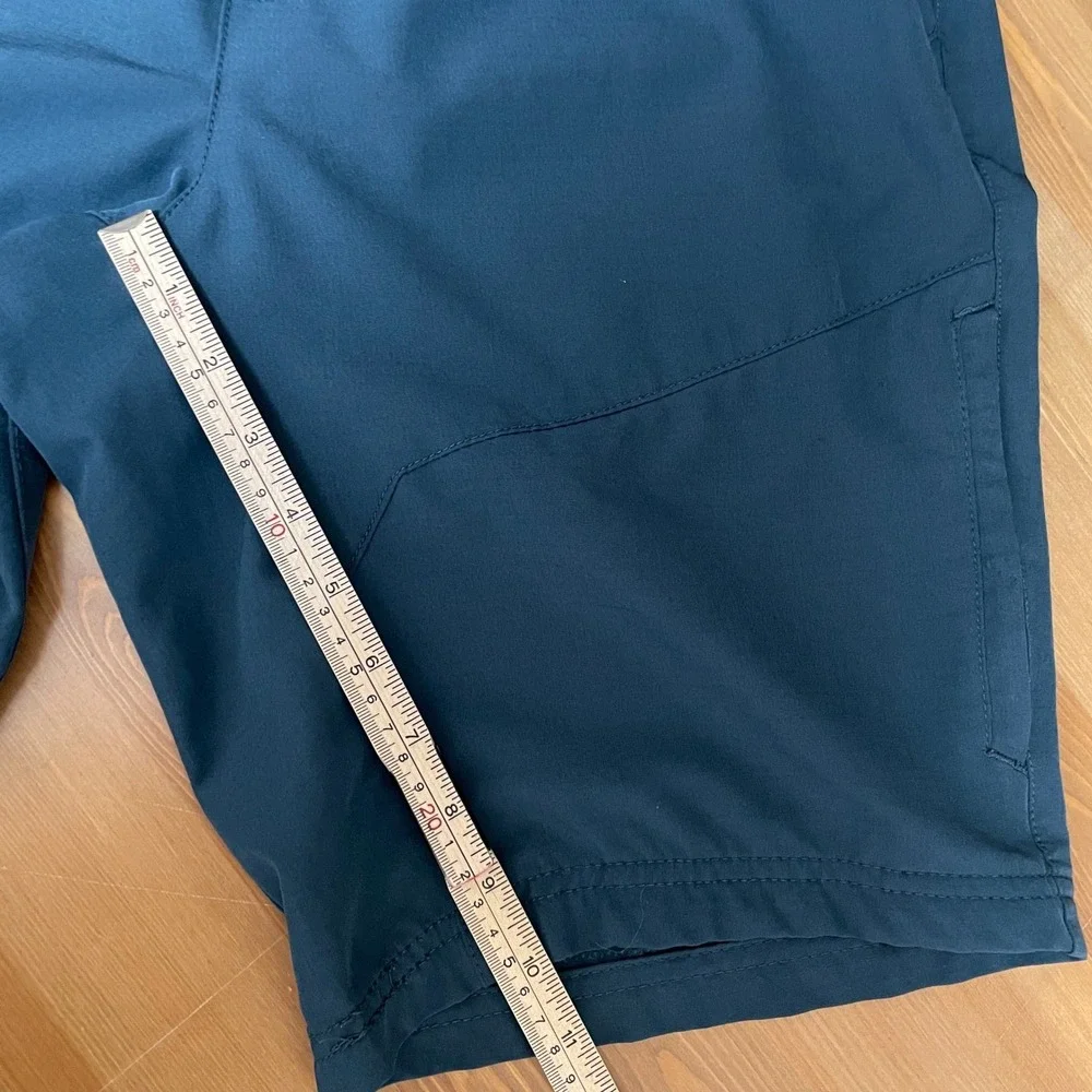 Gerry‎ Mens Performance Hiking Shorts Blue Gray Stretch Elastic Waist M 1555147